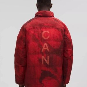 lululemon athletica Red Men's Puffer Jacket
